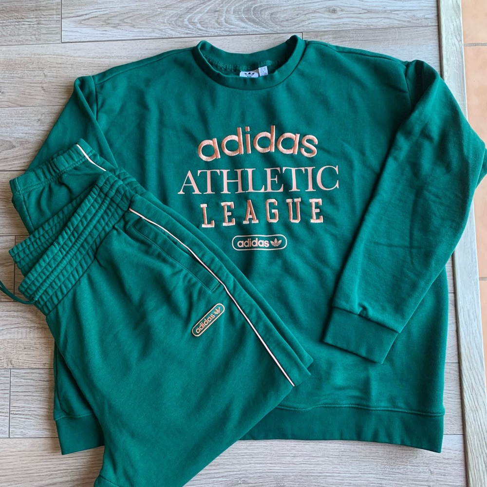 Adidas sweatshirt & pants NWOT